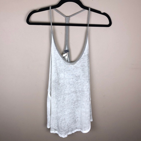 Free People Tops - Free People We The Free Grey T-Back Tank Top